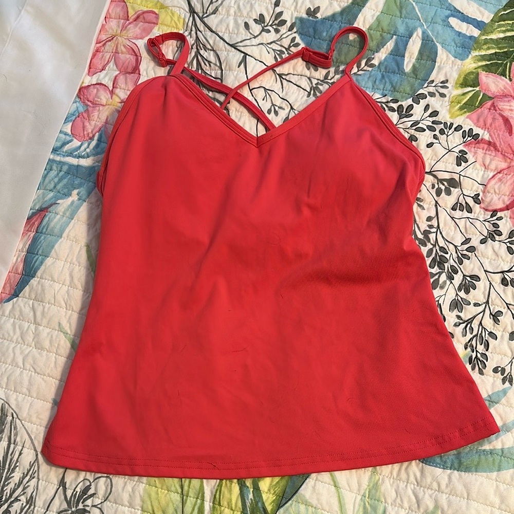 Old Navy Active Powersoft Coral Tank Size S